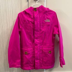The North Face girl’s rain jacket